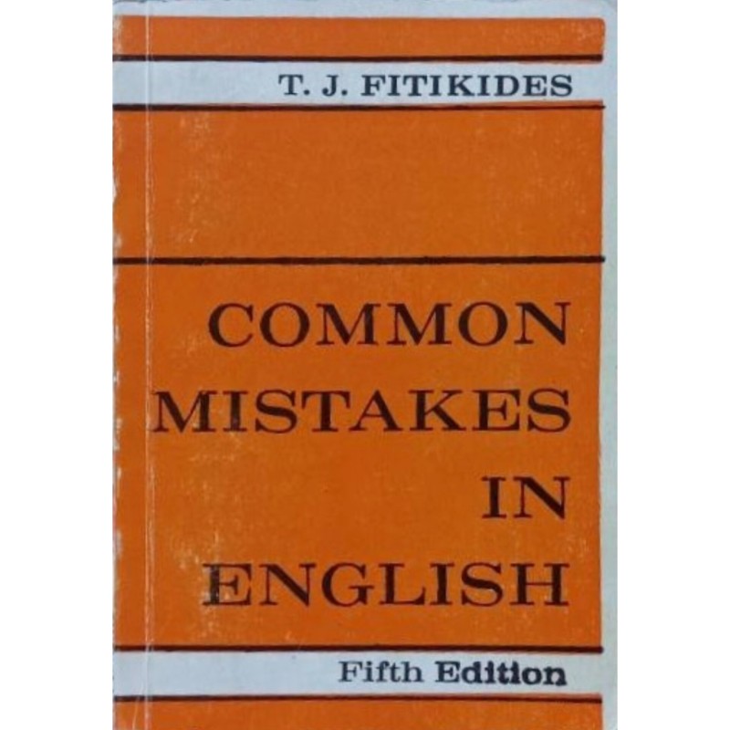COMMON MISTAKES IN ENGLISH
